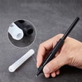 thumbnail image 1 of Silicone Pen Grip For Writing, Ergonomic Comfortable Silicone Pen Holder, Non-Slip Black Pen Sleeve For And Teenager Writers, Ideal For School Office Home Use, Universal Pen, 1 of 5