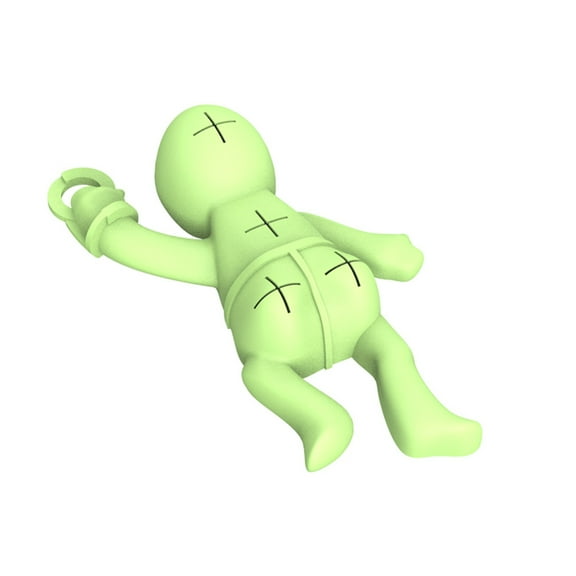 Silicone Pen Holder under $5! CQCYD Silicone Pen Holder, Creative Stationery Bookbag Pendant, Humanoid Shape Keychain Pen Stand, Interesting Pen Holder for Office