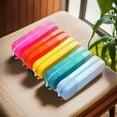 thumbnail image 1 of Silicone Pencil Case Zipper Stationery Bag, Macaron Gradient Color Portable Undergraduate Pen Pouch for Educational and Office Organization, Large Capacity Clutter-free Desk Accessory, Topliu, 1 of 8