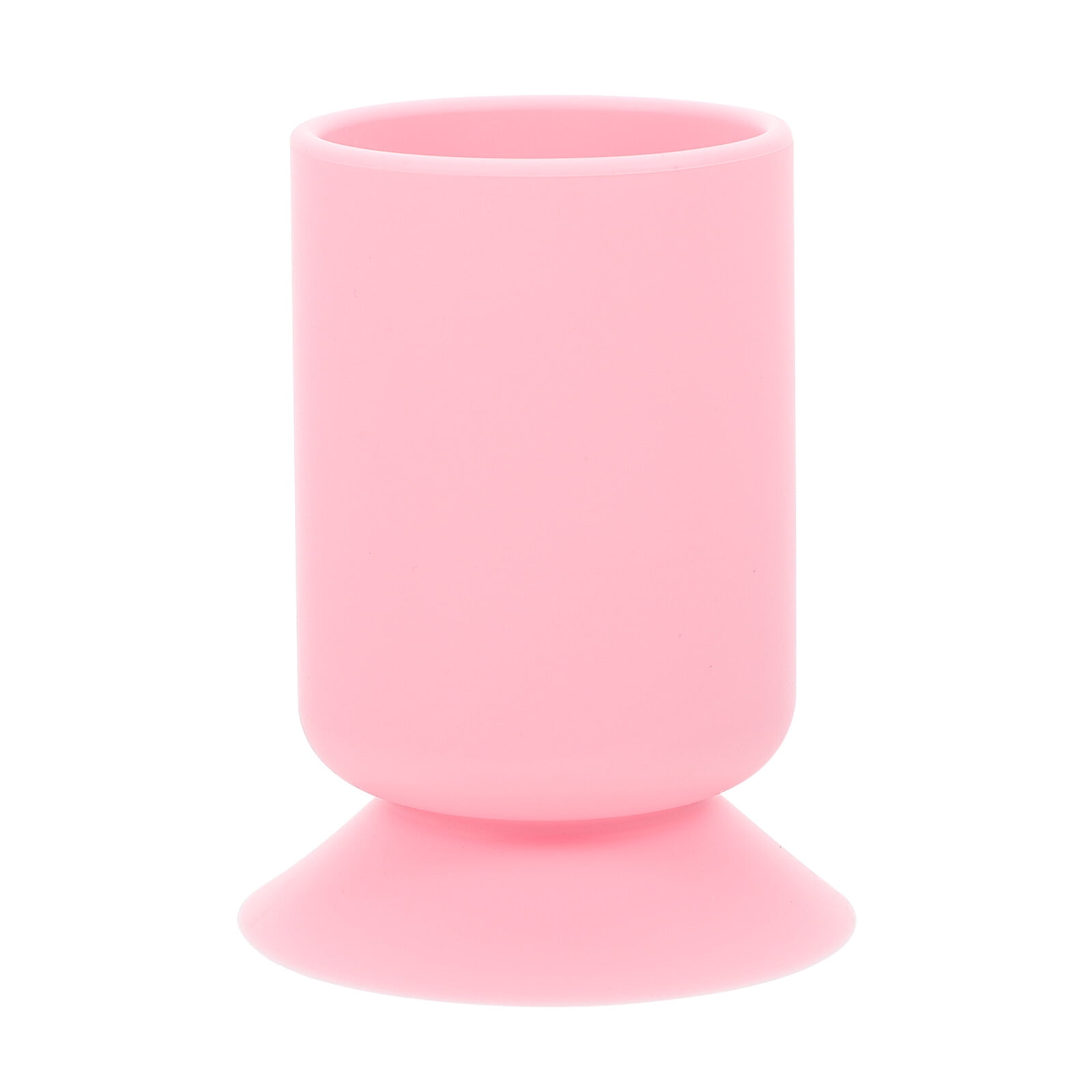 Silicone Pencil Holder Suction Cup Makeup Brush Organizer Pink