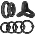 thumbnail image 1 of Silicone Penis Rings Set, KERERO 6 Different Penis Sizes Rings for Erection Enhancing, Long Lasting Stronger Men Sex Toy, Safe Adult Sex Toys & Games, 1 of 6