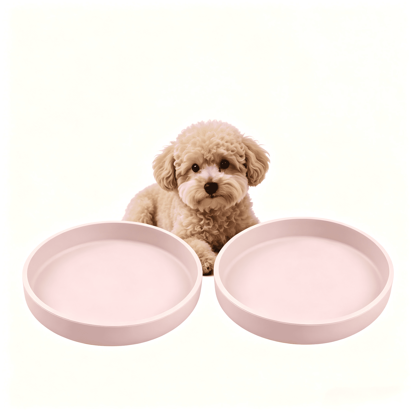 Silicone Pet Bowl Set, 2-Pack, 7-Inch Wide Shallow Design for Cats ...