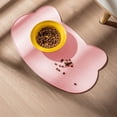 thumbnail image 1 of Silicone Pet Feeding Mat, 17x11" Waterproof Dog Placemat with Raised Edges, Non-Slip Food & Water Spill Proof Mat for Cats, Dishwasher Safe, Roll-Up, 1PC, 1 of 6