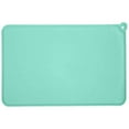 thumbnail image 1 of Silicone Pet Feeding Mat, Waterproof Mat for Dog and Cat Bowls, Raised Edges, Anti-Slip Tray Mats, 1 of 6