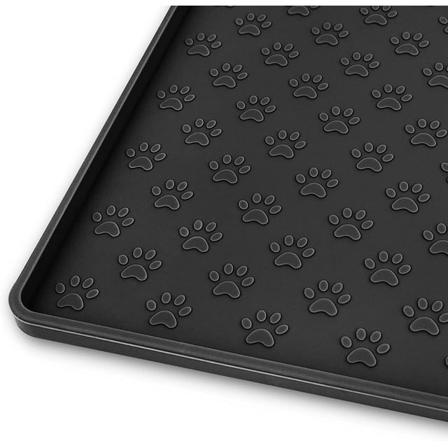 Silicone Pet Feeding Mat, Waterproof Placemat for Dog and Cat Bowls