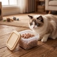 thumbnail image 1 of Silicone Pet Food Storage Container With Lid, Mini Airtight Wet Dog Cat Food Keeper, Microwave Freezer Safe Reusable Can Cover For Leftovers Treats Snacks, Portable Pet Feeding Storage Accessory, 1 of 7