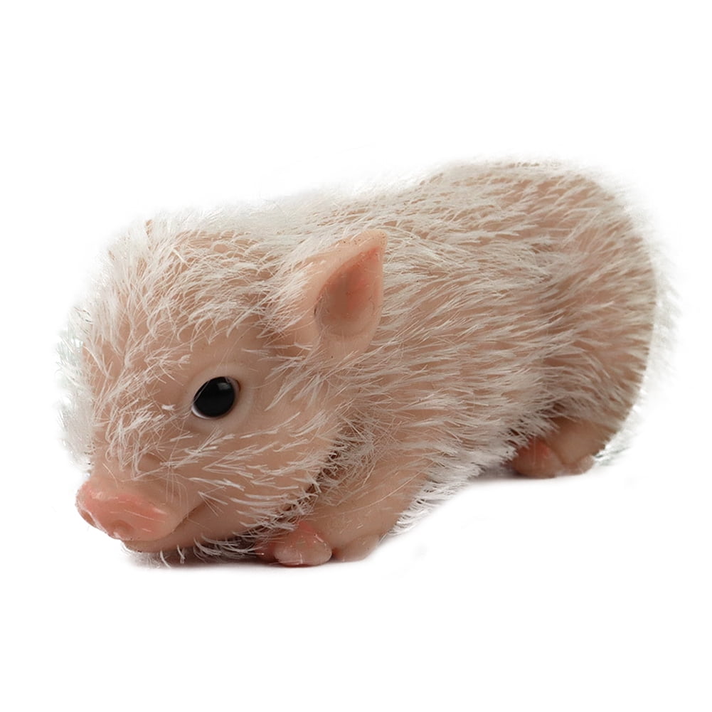 Silicone Pet Toy – Realistic Pig, Rabbit & Dog Soft Reborn Animal Dolls for Kids, Parent-Child Play, Home Party Gifts