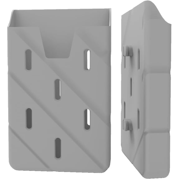 Silicone Phone Holder for Bogg Bag, Soft Charm Insert Accessories for Bogg Beach Bag, Generic & Portable Size Fits for Phones, Gray