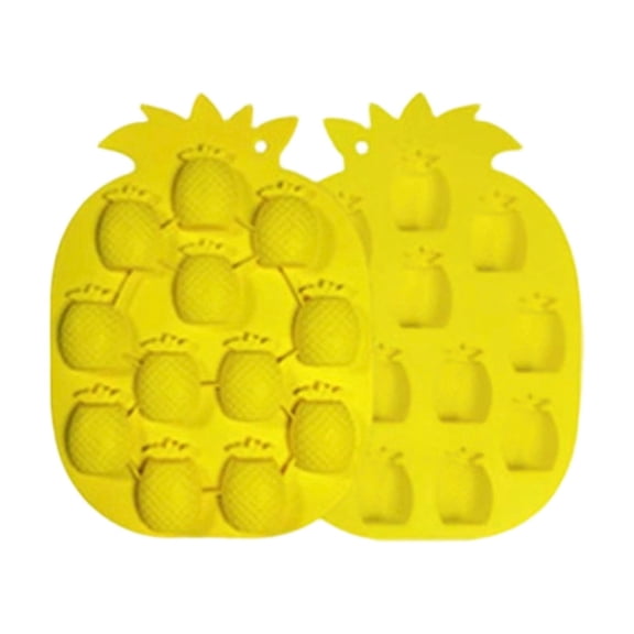 Silicone Pineapple Tray Flexible Mold for DIY Chocolate Baking Candy Making and Ice Making Suitable for Home Kitchen Use