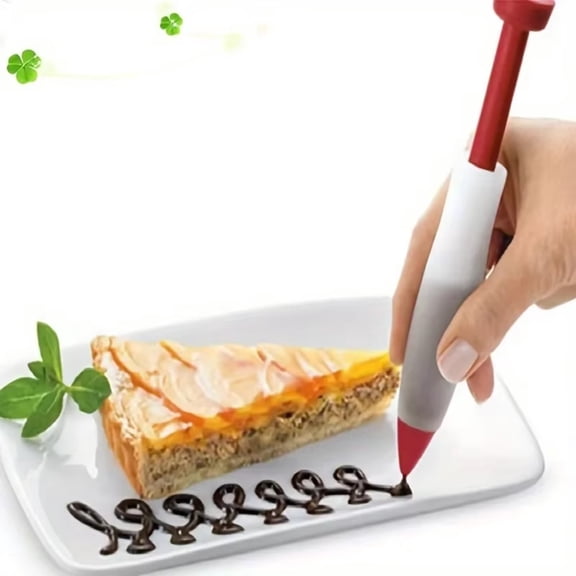Silicone Piping Pen, Food Grade Cake Decorating Tool for Chocolate Writing