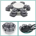 thumbnail image 1 of Silicone Placemat Pan Protectors Set - Heavy Duty Non-Slip Cookware Separators for Stacking Pots, Pans & Dishes, Scratch Protection for Nonstick & Ceramic, Space Saving Kitchen Organizer Clearance, 1 of 7