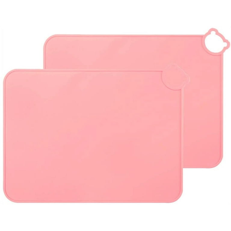 Silicone Placemats for Kids Baby Toddlers Non-Slip, Tablemats Stain  Resistant Anti-Skid Reusable Dishwasher Safe Table Mats