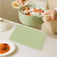 thumbnail image 1 of Silicone Placemats for To-ddler, Non- Ba-by Table Mat for Restaurants, Dishwasher Safe & Travel Ready |Wipeable Ki-ds Placemats for Dining Table(Green), 1 of 4