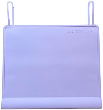 Silicone Placemats for Toddlers with Patented Edge Bumper | Kids Placemats Non Slip Travel Ready | Baby Placemat BPA Free for Restaurant Dining Table | Lilac