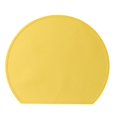 thumbnail image 1 of Silicone Placemats for Dinner Table, 3/4 Half Round Kids Placemats, Non-Slip Heat Resistant Table Mats Portable Toddlers Placemats for Dining Table, 1 of 6