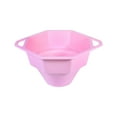 thumbnail image 1 of Silicone Popcorn Bowl, Microwave Popcorn Bucket, Foldable Food Grade Silicone Popcorn Container with Lid, Double Handle Design, High Temperature Resistant, Easy Clean, Kitchen Storage, 1 of 7