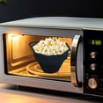 thumbnail image 1 of Silicone Popcorn Bowl, Microwave Popcorn Popper Collapsible Bucket with Lid, Food Grade Foldable Popcorn Maker for Movie Night, 1 of 6