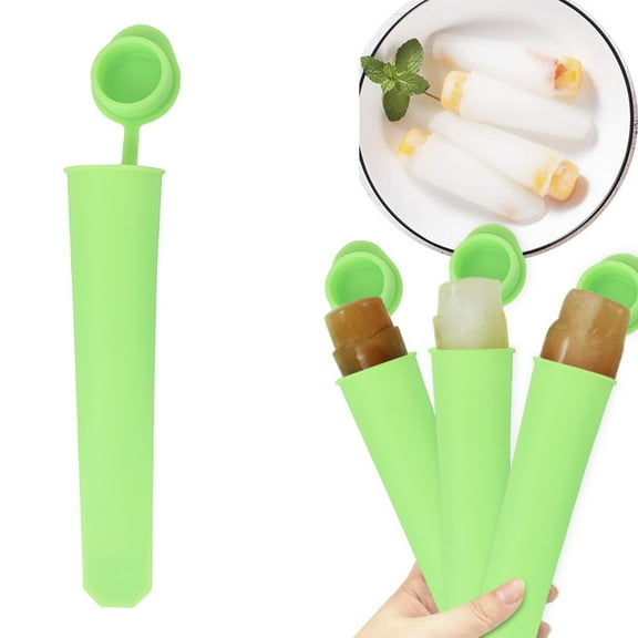 Silicone Popsicle Maker with Secure Lid | Reusable Ice Pop Mold | Large Freezer Tray for Homemade Frozen Snacks & Desserts