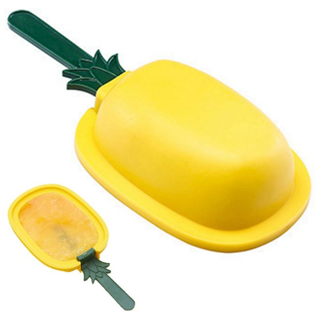 Silicone Popsicle Mold Set Cute Grape Pineapple Ice Cream Mold Ice Pop