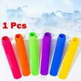 thumbnail image 1 of Silicone Popsicle Mould-A Tool For Pushing Up Frozen Popsicle Ice Cream Yogurt Jelly-Diy Popsicle Mould For Children And Babies, Frozen Silicone Popsicle Bag, Popsicle/Yogurt/Jelly/Chocolate, 1 of 5