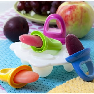 SDJMa Popsicles Molds - Small Ice Pop Moulds for Kids, Easy Release Ice  Cream Mold Box, Reusable Popsicle Stick with Drip-Guards for Homemade  Popsicles and Ice Cream - BPA Free 