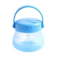thumbnail image 1 of Silicone Portable Food Storage Container with Ice Bucket Function, 800ml, BPA-Free, for Camping, Picnics & Travel, 1 of 5