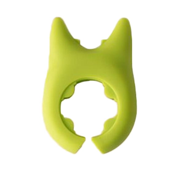 Silicone Pot Clip Spoon Holder for Kitchen Stove, Anti-Overflow Spill Stopper Gadget, Red & Green