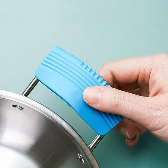 Silicone Pot Handles Pot Lid Clips Heat Insulation Kitchen Utensils