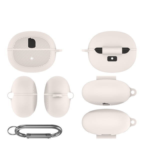 Silicone Protective Case For Baseus BC1 Headphones  Simple Dustproof Protective Sleeve Shell with Keychain ShockProof Earphone Accessories Full Housing