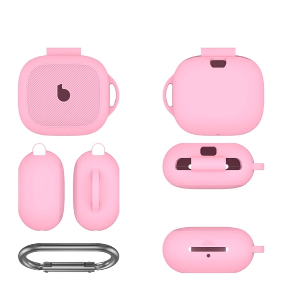 Silicone Protective Case For Beats Powerbeats Pro 2 Sports Headphones Simple Dustproof Shockproof Protective Cover Case Soft Silicone Sleeve With Keychain