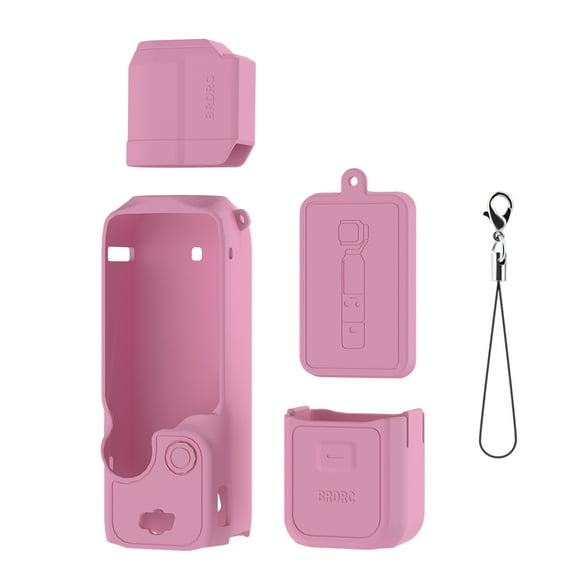 Silicone Protective Case For DJI OSMO POCKET 3 Body Case Lens Protective Cover Screen Protector Display Blackout Anti-Scratch Anti-Collision Protective Sleeve Skin Camera Accessory