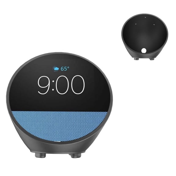 Silicone Protective Case For Echo Spot 2024 Smart Speaker Case  Shockproof Anti-Drop Dustproof Soft Skin Travel Carrying Case Protective Sleeve Anti-Scratch Speaker Shell Accessories