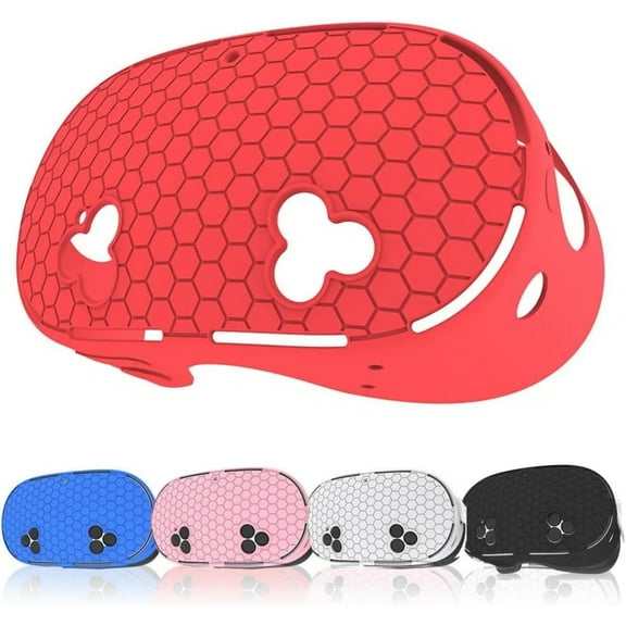 Silicone Protective Case for Meta Quest 3S - Scratch-Proof and Dust-Proof VR Headset Shell Protector, Game Accessory-Red