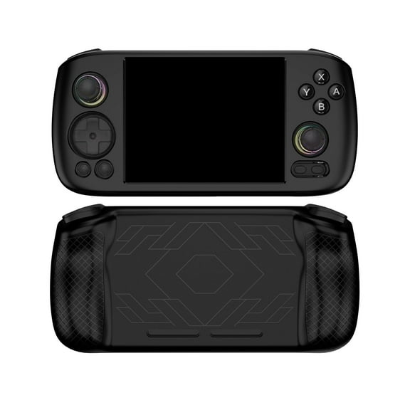 Silicone Protective Case for RG 406H, Soft Skin Cover Sleeve Protector for RG406H Retro Handheld Game Console Anti-Drop Shockproof Shell Case Accessories Easy-to-Carry with Lanyard