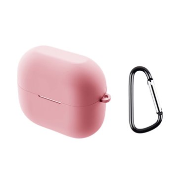 Silicone Protective Case for Samsung Galaxy Buds 3/ Galaxy Buds 3 Pro, with Keychain Shockproof Dustproof Anti-Scrartch Portable Case Cover for Galaxy Buds 3/ Galaxy Buds 3 Pro, Pink