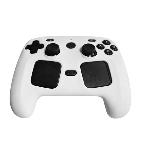 Silicone Protective Case For Valve Steam Controller 2 2026 Model - Anti-Slip Grip Shockproof Drop Protection Skin-Friendly Cover For Long Gaming Sessions Black White Red