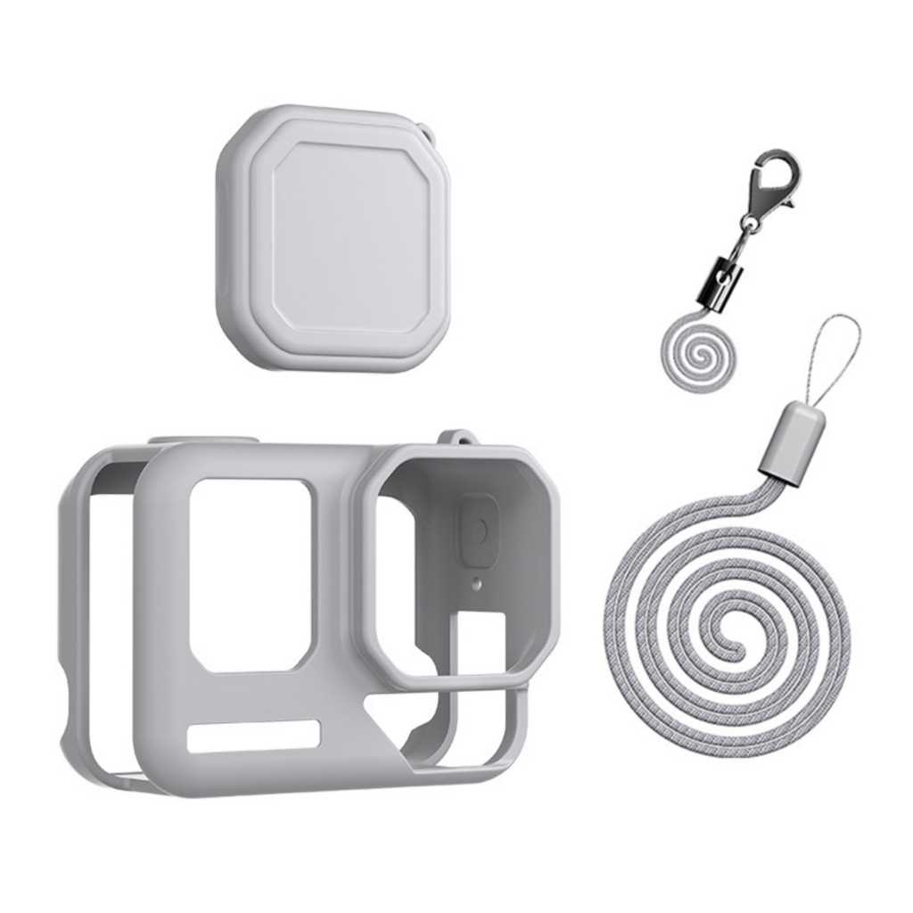 Silicone Protective Case and Lens Cover with Lanyard for AcePro2 Action ...