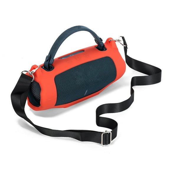 Silicone Protective Case for Charge 6 Speaker Shoulder Pouch Carry Box with Enhances Grip and Shockproof Design