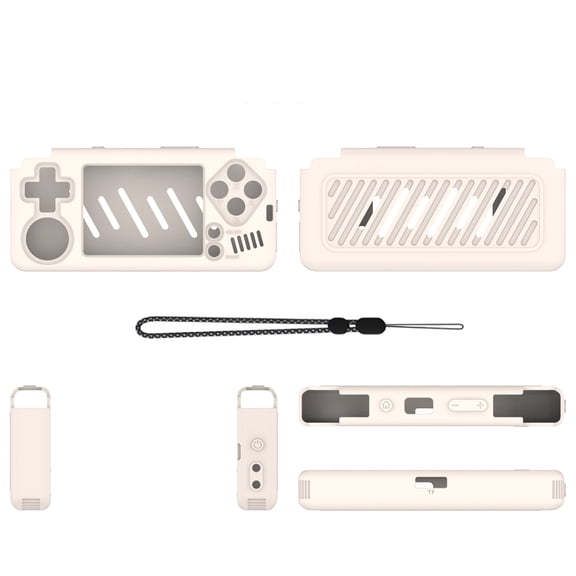 Silicone Protective Case for Miyoo A30 Gaming Console，Drop Protection Anti-Scratch, Shockproof Protective Shell with Lanyard for Miyoo A30 Accessory