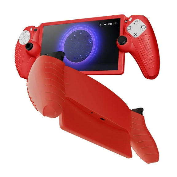 Silicone Protective Case for Playstation Portal - Shock-Absorption, Anti-Fingerprint, Scratch-Resistant, Anti-Slip Cover Case for PS Portal, Red