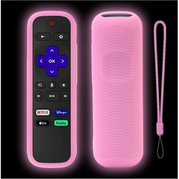 Silicone Protective Controller Cover fits for Roku TV Voice Remote