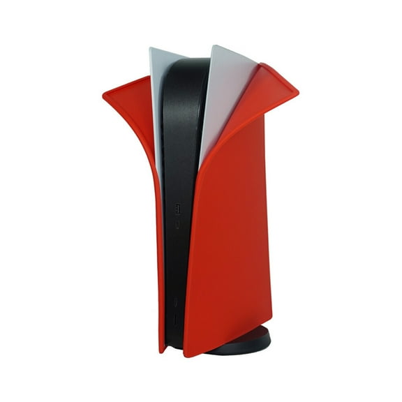 Silicone Protective Cover for PS5 Console Protector Skin Case for PlayStation 5-for PS5 Digital Edition-Red