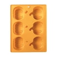 thumbnail image 1 of Silicone Pumpkin Cake Pan Mold for Layer Cakes and Desserts, Food Grade, Reusable, Oven Safe, Microwave and Dishwasher Safe, Ideal for Halloween and Thanksgiving Parties, 1 of 6