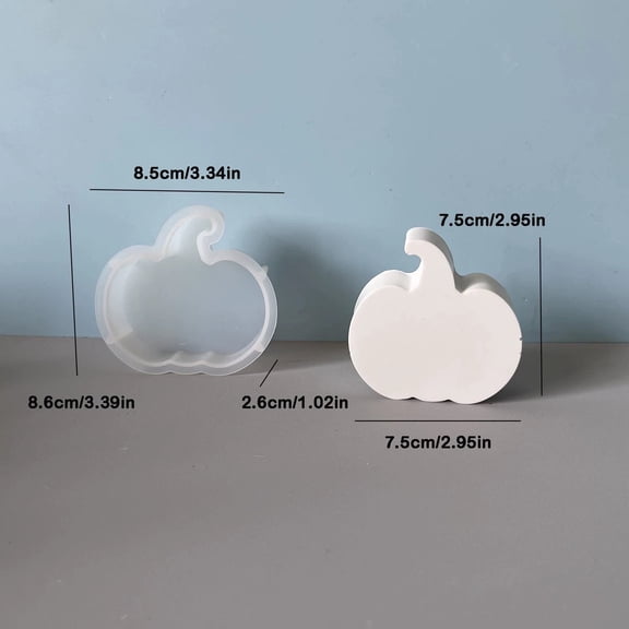 3D Silicone Pumpkin Mold for Candy, Chocolate, Cake, Pudding, and Baking - Shaped Mold for Treats