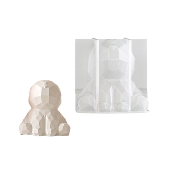 Silicone Rabbits Shaped Mold for Creating 3D Epoxy Resin Wedding Decoration Tool