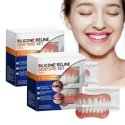 Silicone Reline Denture Set, Soft Denture Repair Kit, 2 Pcs