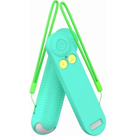 Silicone Remote Case Cover for Nex Playground Game System Remote, Anti Slip Shockproof Remote Protective Sleeve Compatible with Nex Playground Game System Remote,Remote Case with Lanyard (Green)