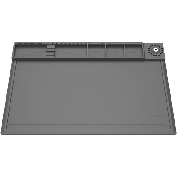 Silicone Repair Pad 932°F Heat-Resistant Soldering Mat Waterproof Electronic Repair Work Mat with Magnetic and Part Area Silicone Welding Pad 18.11×12.2inch for Phone Laptop Repair