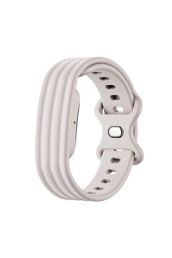 Silicone Replacement Band for Fitbit Air Smartwatch, Lightweight Breathable Strap with Secure Hard-Shell Coating and Reverse Buckle, Soft Skin-Friendly Bracelet