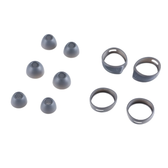 Silicone Replacement Eartips Earplugs Wing Tips Set For In Ear Earbuds ...